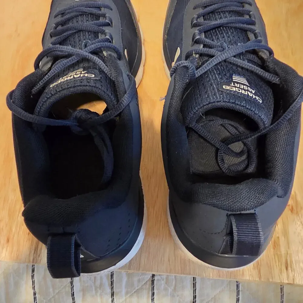 Men's Under Aurmour Charged assert 9 running Shoes Navy Blue Size 11.5